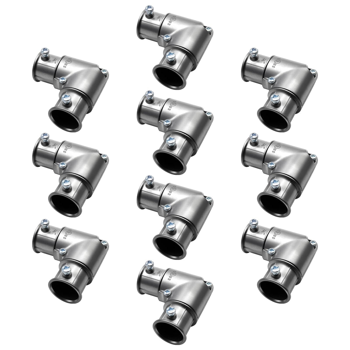 AIRTAK 3/4" 90 Degree Inside Corner Pull-Elbow, EMT Fitting, 10 Pack