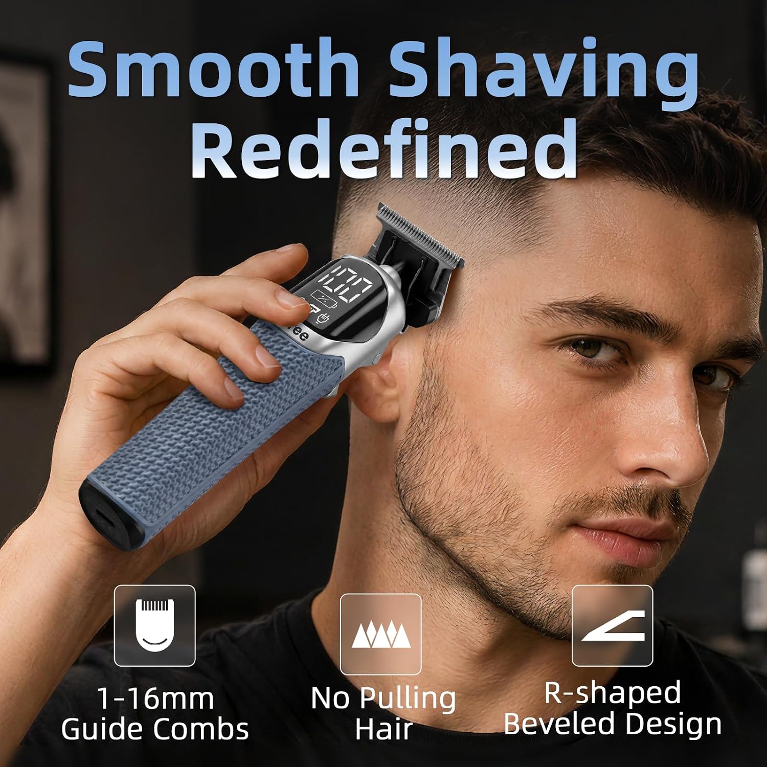 6-in-1 Beard Trimmer for Men, Electric Shaver Razor, Hair Trimmer | Professional IPX6 Waterproof Hair Trimmer, 4.5H