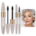 Black Tubing Mascara & Liquid Eyeliner Set for Older Women 60 Plus