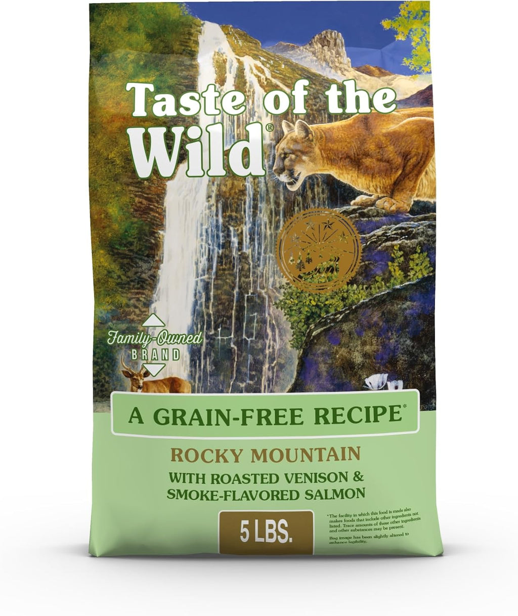 Rocky Mountain Dry Cat Food, Roasted Venison, 5lb
