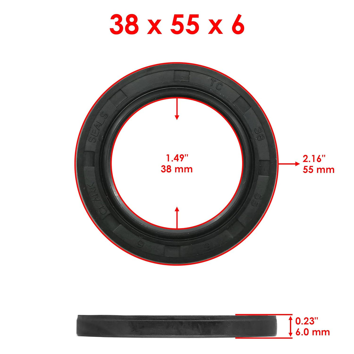 Caltric Front Knuckle Ball Joint Bearing Compatible With Suzuki Kingquad 450 LT-A450X LTA450Xz 2007-2010 / Kingquad 500 LT-A500X 2008-2018