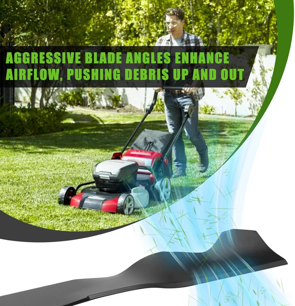 2105300125A Lawnmower Blade Replacement for Hyper Tough Push Mower Parts | 20" Lawn Mower 101000001 Blade Replace for