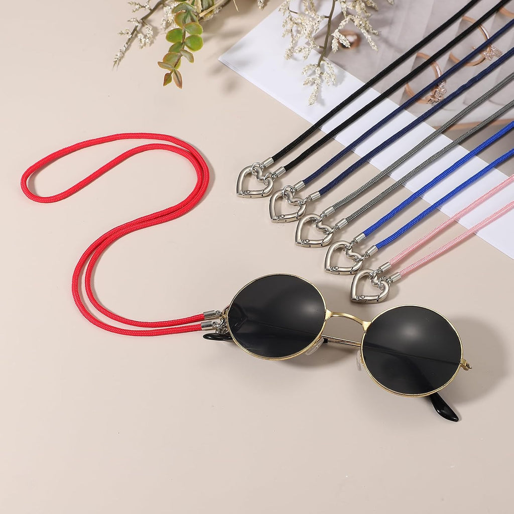 Eyeglass Holder Necklace Ring, Anti-Lost Sunglasses Neck Strap Eyeglasses Chain Holder Eye Glasses Lanyard