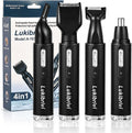 Rechargeable Ear and Nose Hair Trimmer, 4-in-1 Professional Painless Eyebrow & Facial Hair Trimmer for Men Women