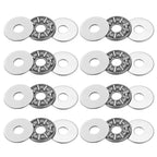 uxcell 8 Sets AXK0619 Thrust Needle Roller Bearings with Washers, ID 6mm