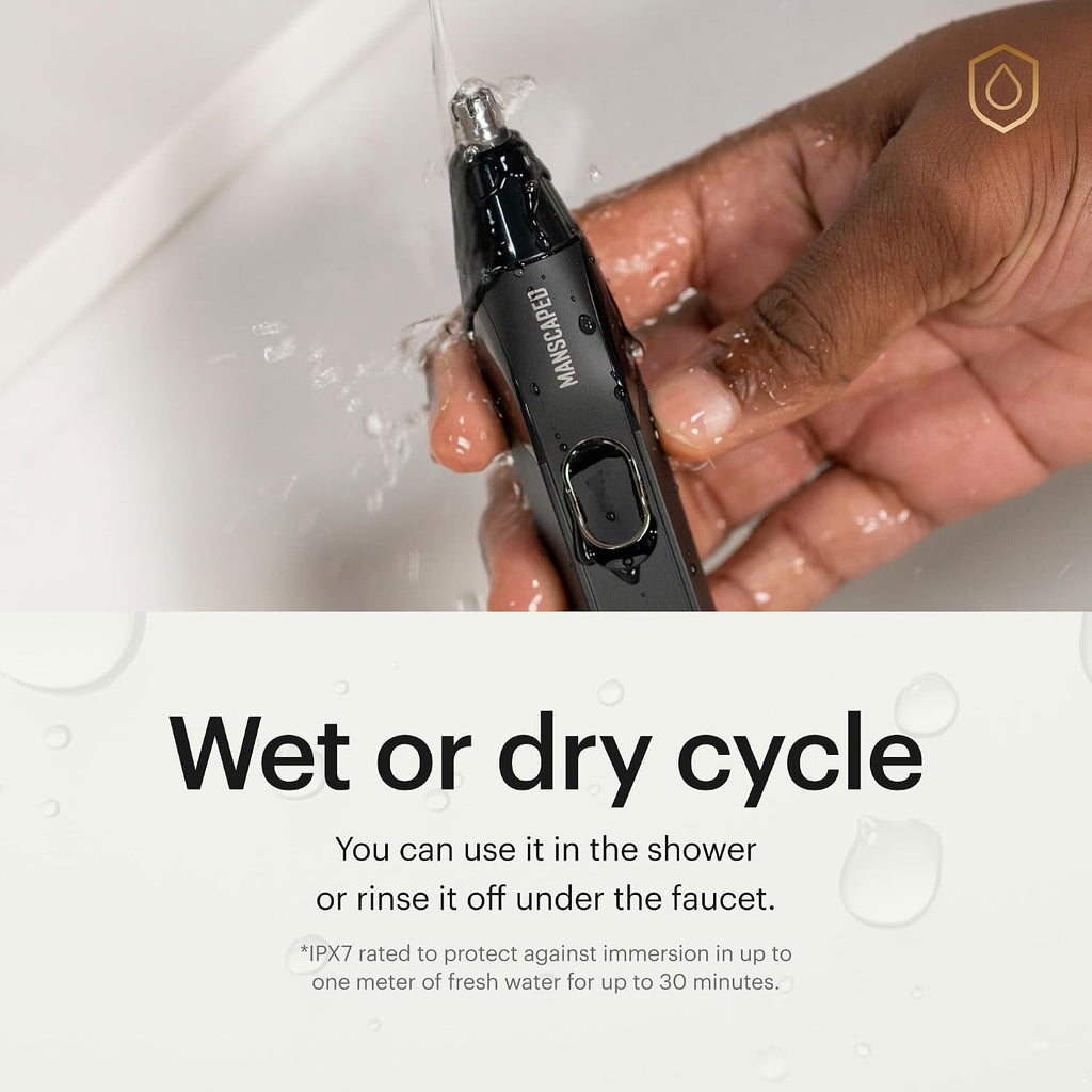 The Weed Whacker 2.0 Electric Nose & Ear Hair Trimmer – 7,000 RPM Precision Tool with Rechargeable Battery, Wet/Dry