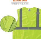 GloWear ANSI High Visibility Orange Breakaway Reflective Safety Vest