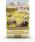 Ancient Prairie Dry Dog Food, Roasted Bison, 28lb