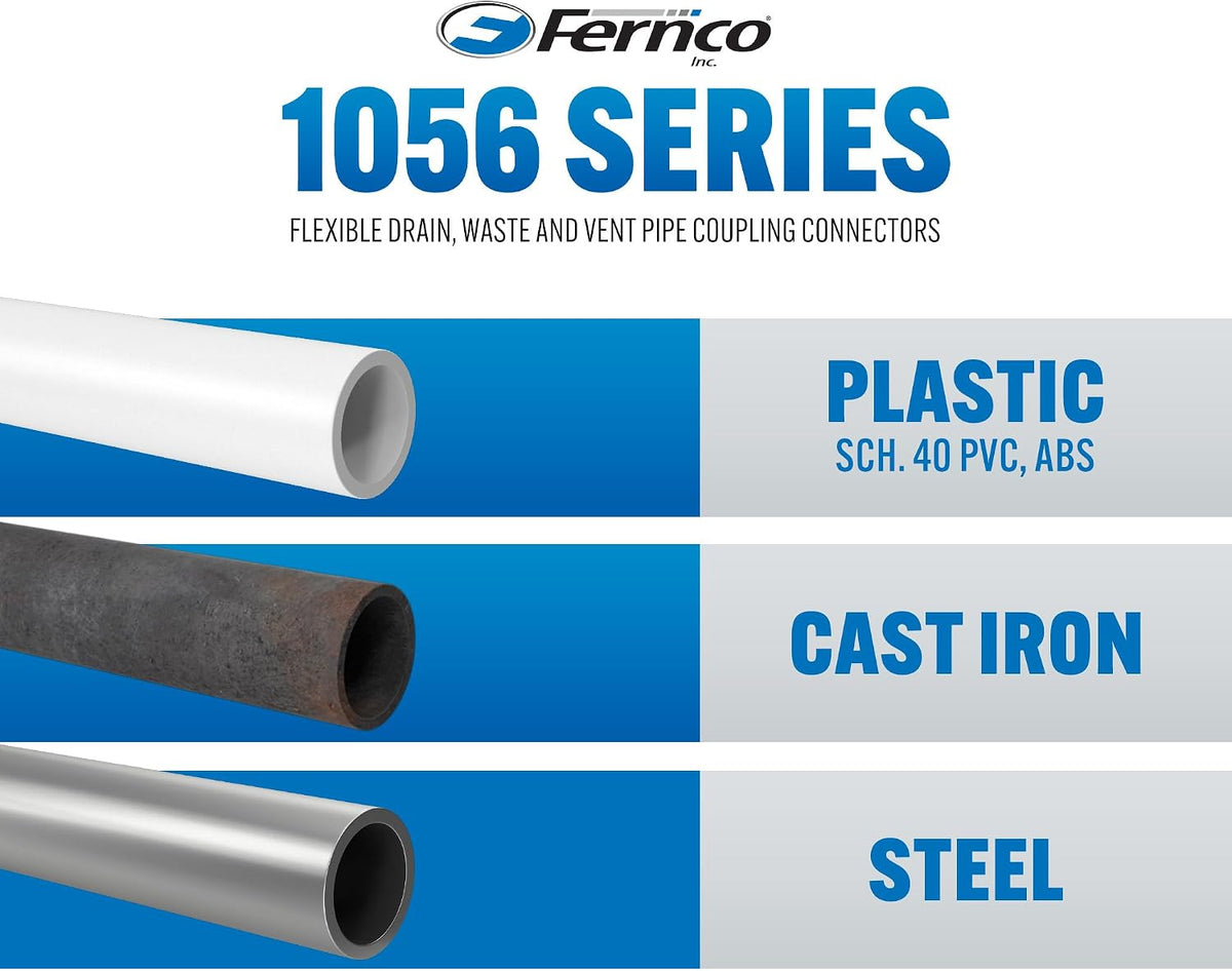Fernco 3/4 In. DWV PVC Coupling - 1 Each