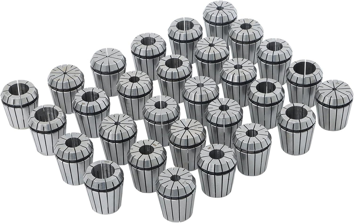 29 Pcs ER40 Spring Collet Set 1/8-1 Inch Carbon Steel