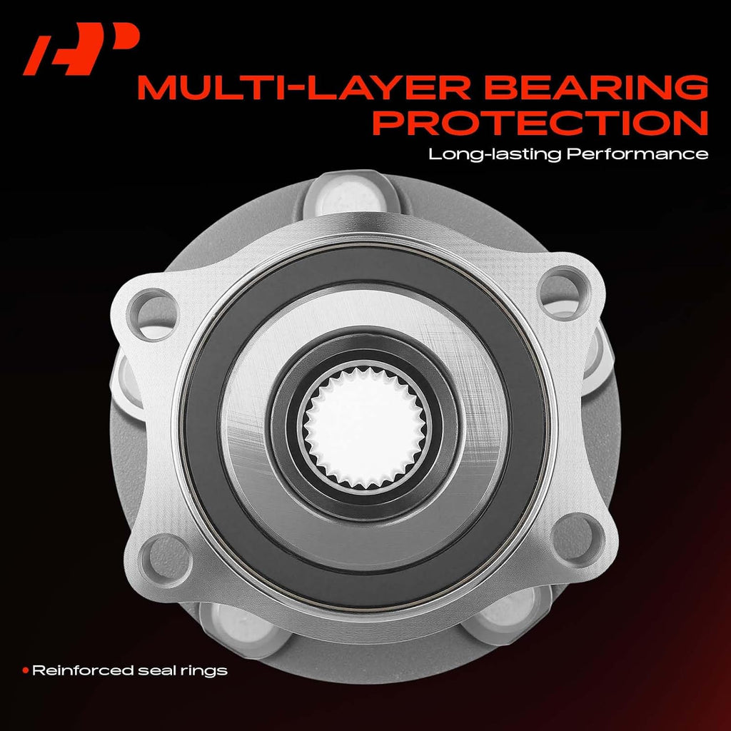 A-Premium Rear Wheel Bearing and Hub Assembly with 5-Lug