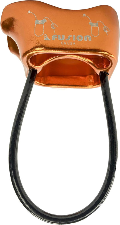 Climb Neo Sat Aluminum Tube Belay Device, Professional 25KN Rappel ATC Belay Device Aluminum V-grooved Rock Climbing