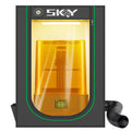 Skouphy Resin 3D Printer Enclosure with Ventilation Kit, LED Light,Thermo-Hygrometer Dustproof Cover Eliminate Odors