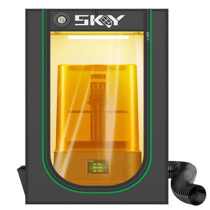 Resin 3D Printer Enclosure with Ventilation, 3D Printer Enclosure Tent Cover Eliminate Odors Dustproof Isolate Noise