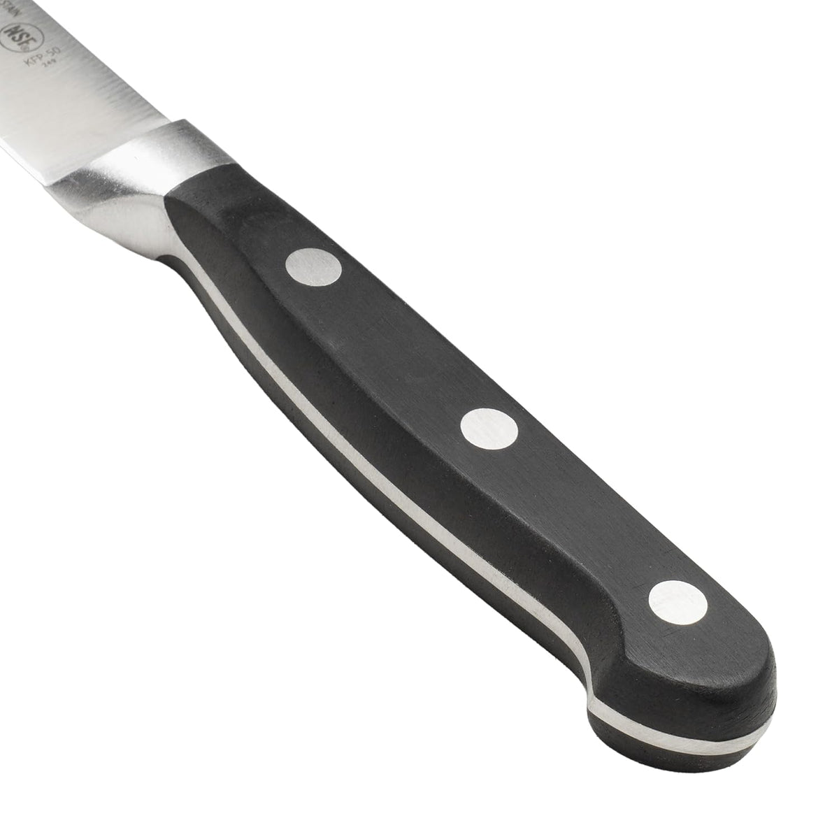 5" Black Stainless Steel Utility Knife
