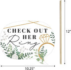 Boho Botanical Bridal Shower Photo Booth Prop Kit, DIY Props - 20pc