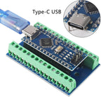 3 Set Nano V3.0 ATmega328P Module Microcontroller Board with Type-C Cable Compatible with Arduino + Nano Terminal Adapter Shield Expansion Board