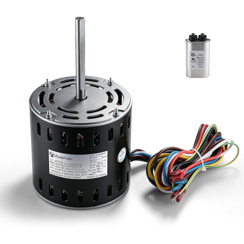 5KCP39PGS171S Furnace Blower Fan Motor 3/4 HP 115V 1075RPM 4-Speed