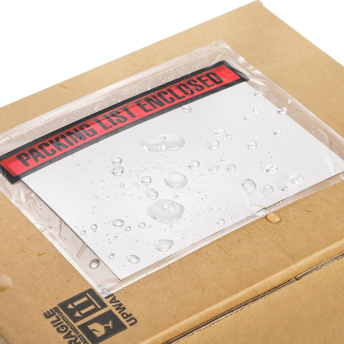 Packing List Envelopes 4.5"x5.5" Pouches Invoice Enclosed Adhesive Bags Pack of 1000, clear PL_1000PK