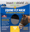 Opti-Force Horse Fly Mask with UV Protection, Standard, No Ears