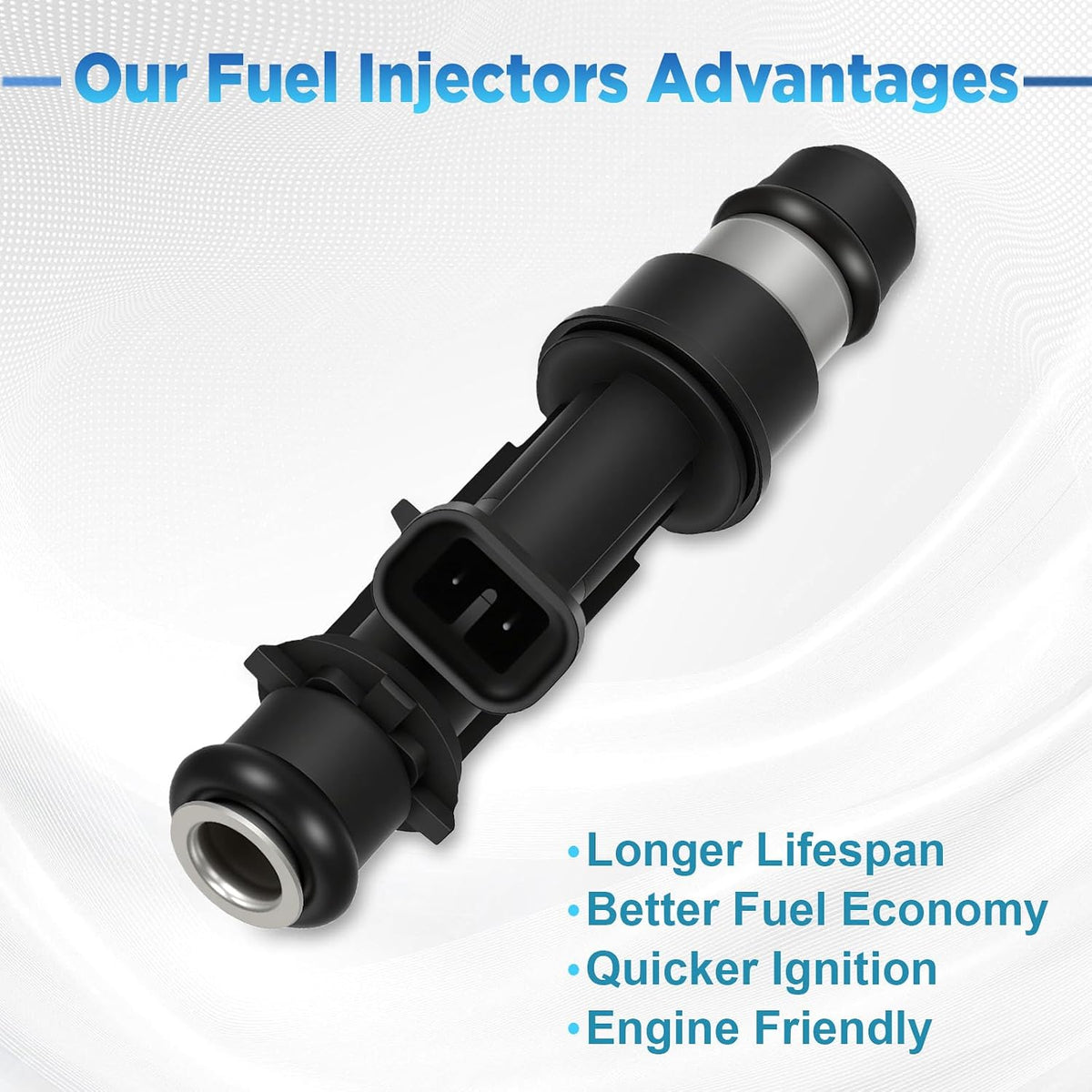 Fuel Injector Fit for Buick Rainier Chevy Trailblazer GMC Envoy 99-08 FJ319