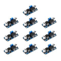 10pcs LM2596S LM2596HVS Adjustable DC-DC Buck Converter 3A Step-Down Voltage Regulator Power Module 4.5-50V to 3-35V with Current Limiting