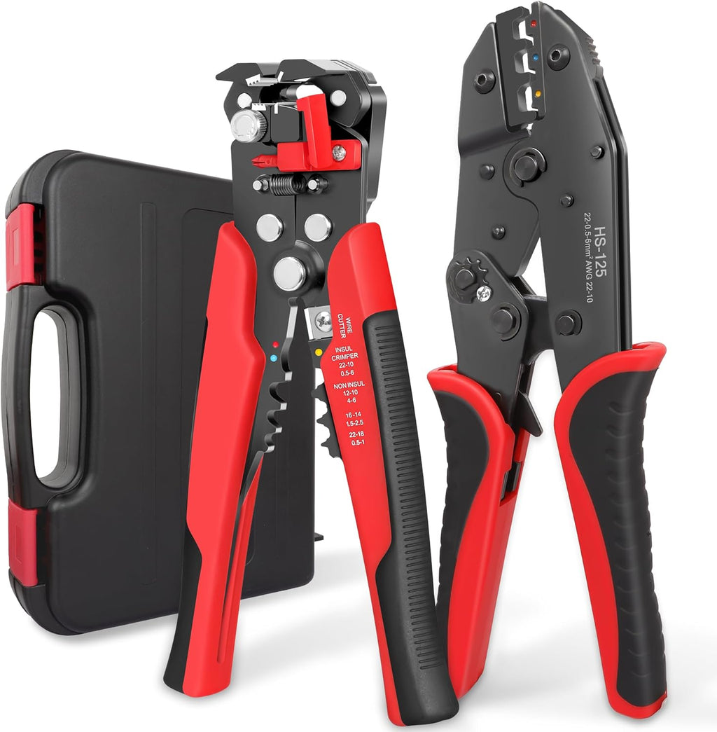 Kuject Wire Stripper Crimping Tool for Heat Shrink Connectors