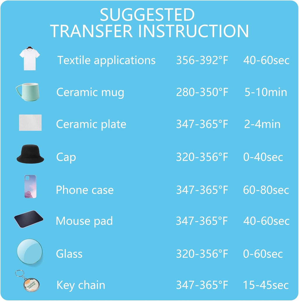 Sublimation Paper for T-Shirts & Mug,150 Sheets 105g 8.5x11 Inch A4 | Smooth Jam-Free & Instant Dry:High Transfer