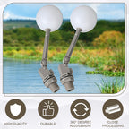 Cinnvoice 2 Pack 3/4" Float Valve for Water Tank with Adjustable Arm