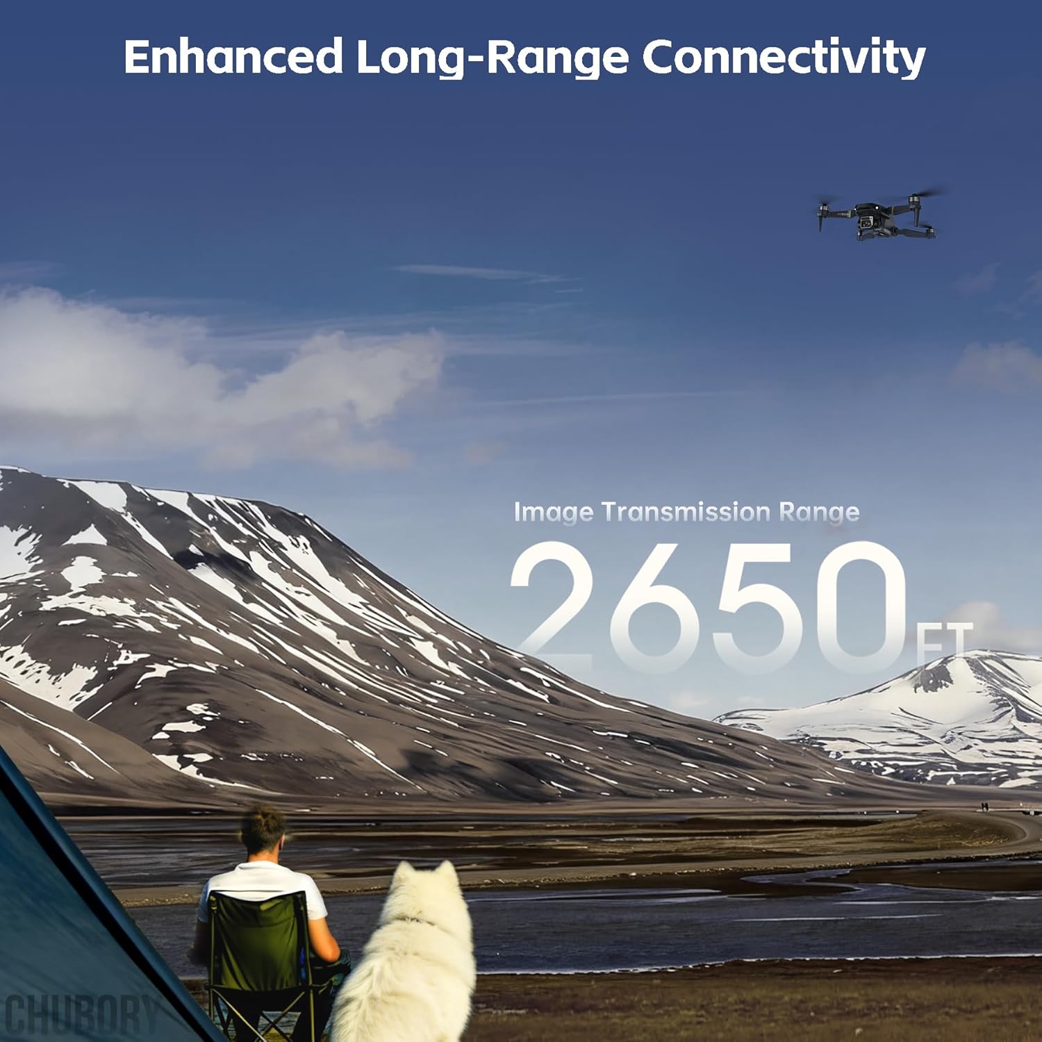 2650 ft Control Range 4K Drone with Camera for Beginners–84 min Flight Time 3 Batteries, WiFi Quadcopter Brushless