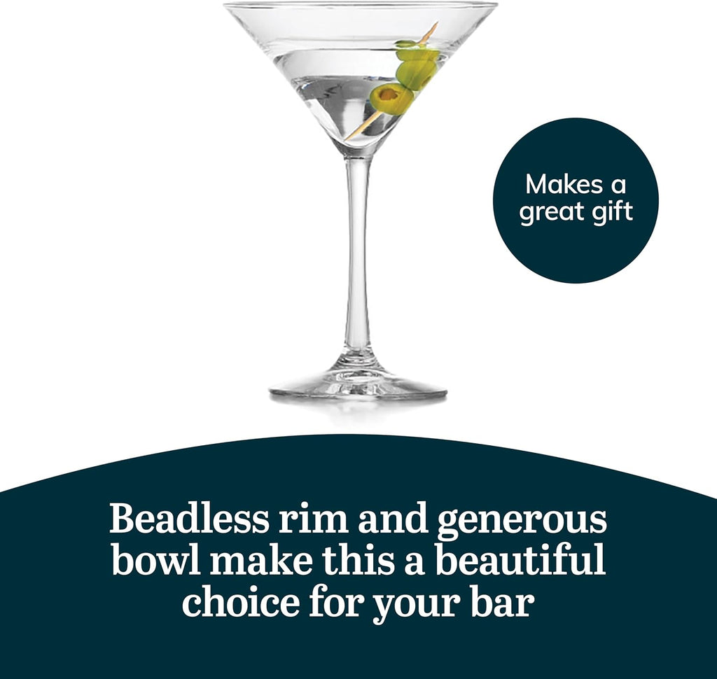 Glassware 7512 Vina Martini Glass, 8 oz. (Pack of 12)