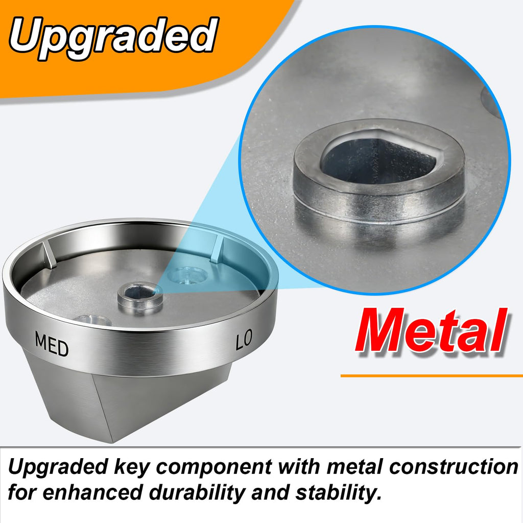 Upgraded DG94-04167A Fit for Samsung Stove Knob Replacement and DG94-03950A DG94-03955 Gas Stove Knobs Models NX60A6111SB/AA NX60A6315SS/AP etc for Samsung Gas Stove Electric Stove knobs