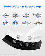 ADQ73613401 Water Filter Replacement for LG LT800P, 3 Pack