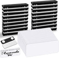 Magnetic Name Tags, 20-Pack Engravable Name Badge with Magnetic Backing, Reusable Name Tags(1" X 3")