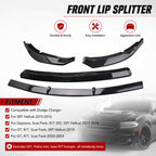 GaofeiLTF Front Bumper Lip Splitter Compatible with Dodge Charger 2015-2024