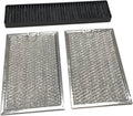 Microwave Grease & Charcoal Filter Set Compatible with LG Model Numbers LMV2031SS, LMV1651SW, LMVH1750ST, LMV2257BD