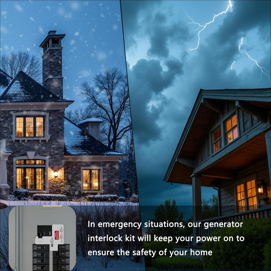 Generator Interlock Kit Compatible with Siemens or Murray 150&200Amp Panels