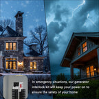 Generator Interlock Kit Compatible with Siemens or Murray 150&200Amp Panels