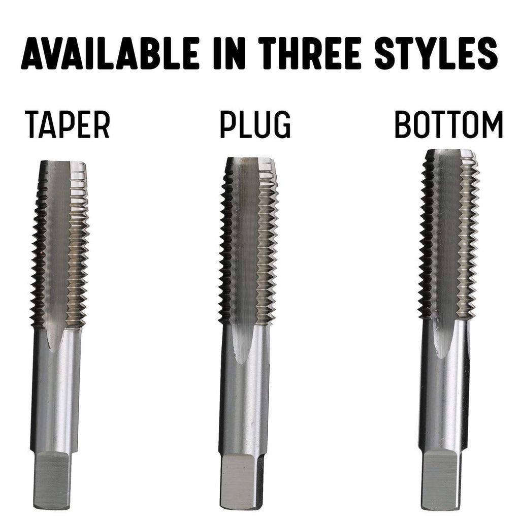 Drill America DWTCS12X1.25S Carbon Steel Tap Set, M12 x 1.25