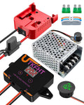 Power Wheel Adapter Kit Fit for Milwaukee 18V Battery,Low Voltage Protector