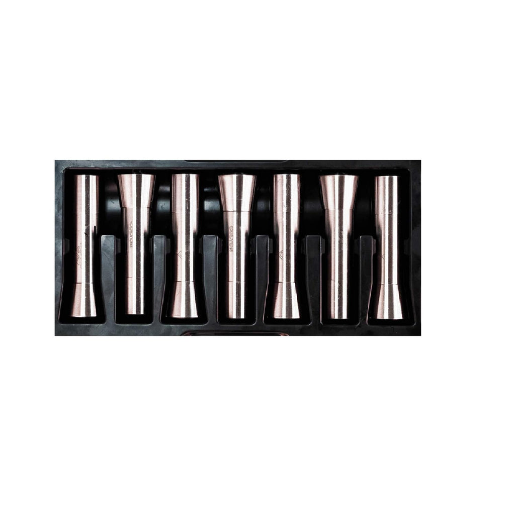 25 Piece Ultra Precision R8 Round Collet Set 0.0005" TIR