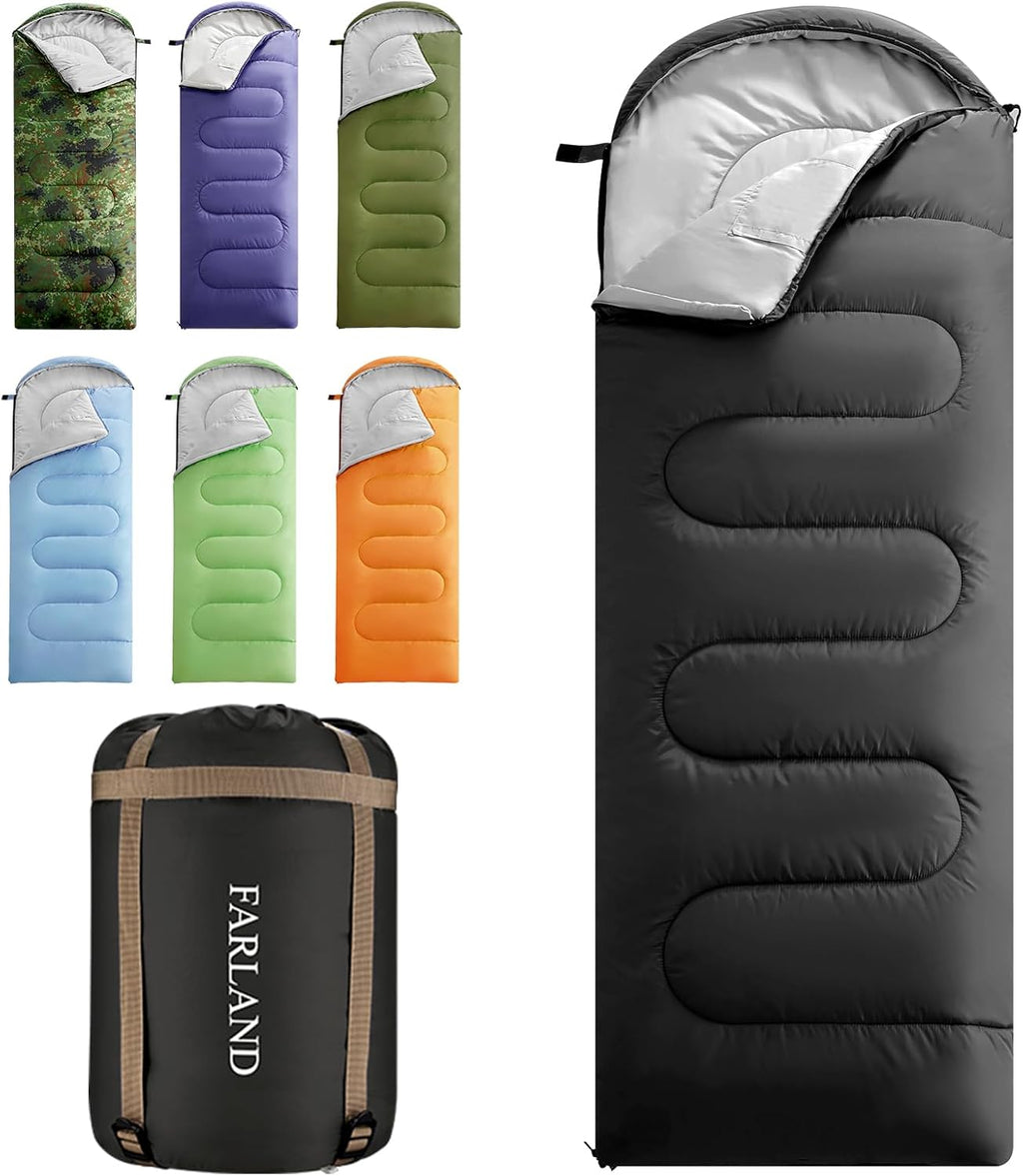 Sleeping Bags for Adults, 3-4 Season, Lightweight, Camping | Camping, Water-resistant,Compression sack, Breathable