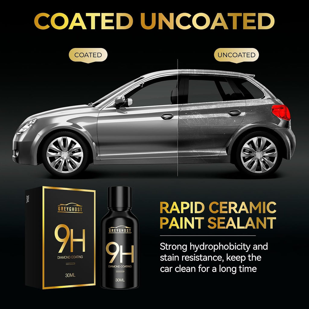 Mr Fix 9h Nano Coating Kit Super Ceramic Car Coating Hydrophobic, Car Paint Protection Anti Scratch Glass Coat, High