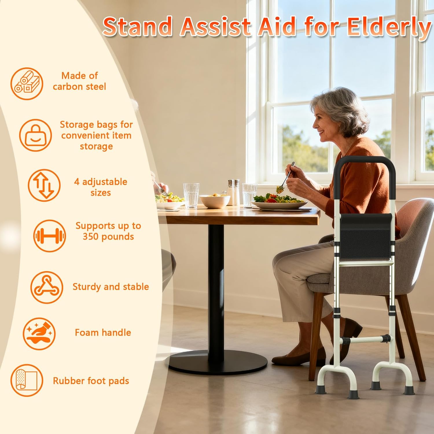 Stand Assist Aid for Elderly Chair Couch Standing Aids and Supports Hip Knee Surgery Recovery Aid Adjustable,Mobility