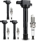 UF311 Ignition Coil & 9807B-561BW Double Iridium Spark Plug For Honda Civic | For Honda 02-11 Civic,02-09 CR-V,03-07
