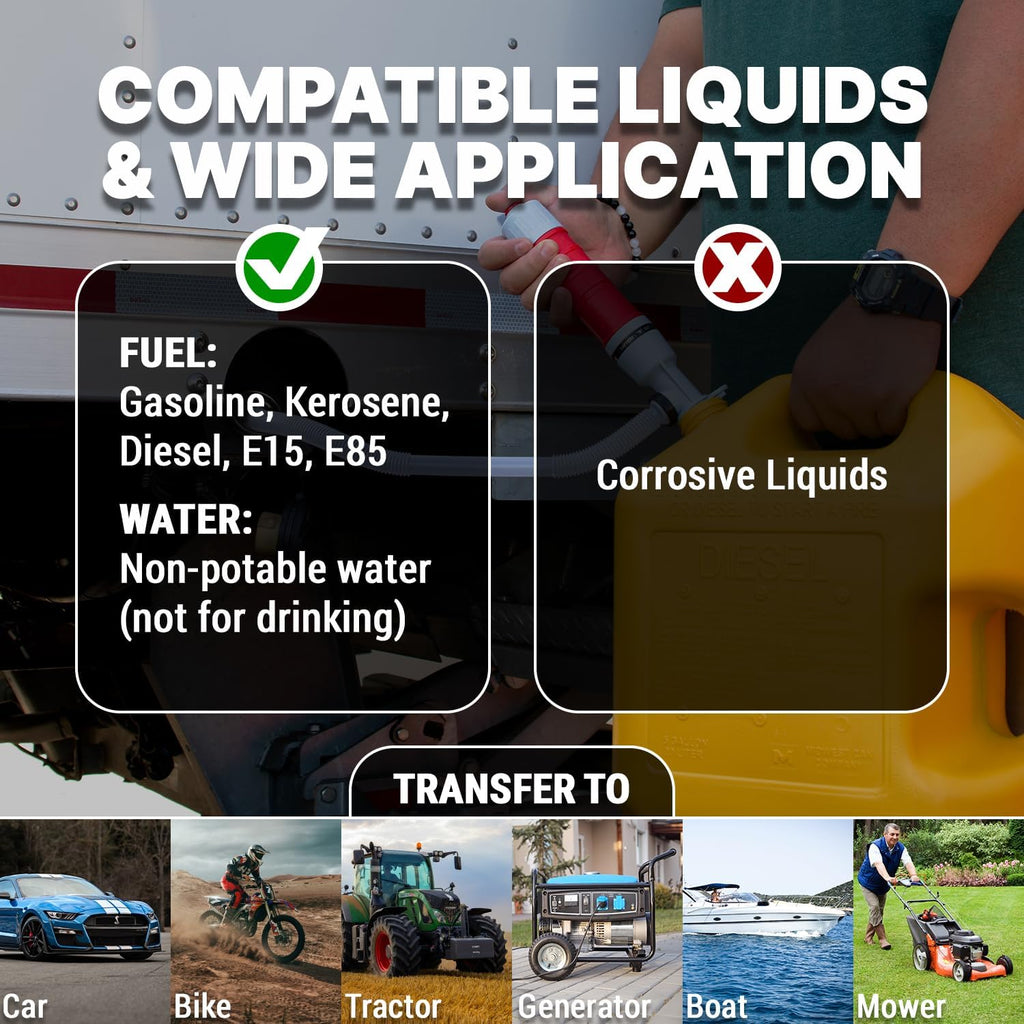 TERA PUMP Automatic Battery Powered Liquid Transfer Pump