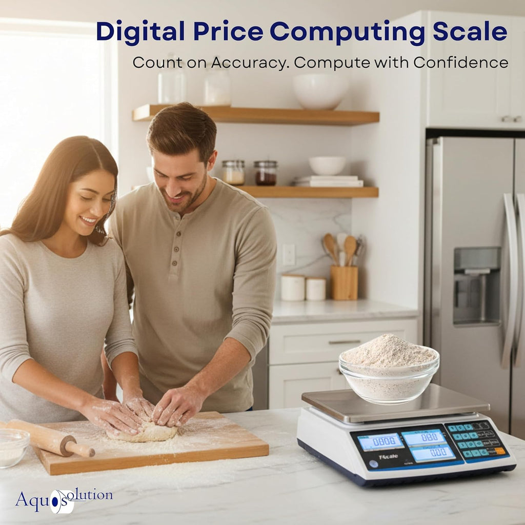 ZTP Price Computing Scale – Class III NTEP Legal for Trade, Commercial Digital Scale with LCD Backlit Display &