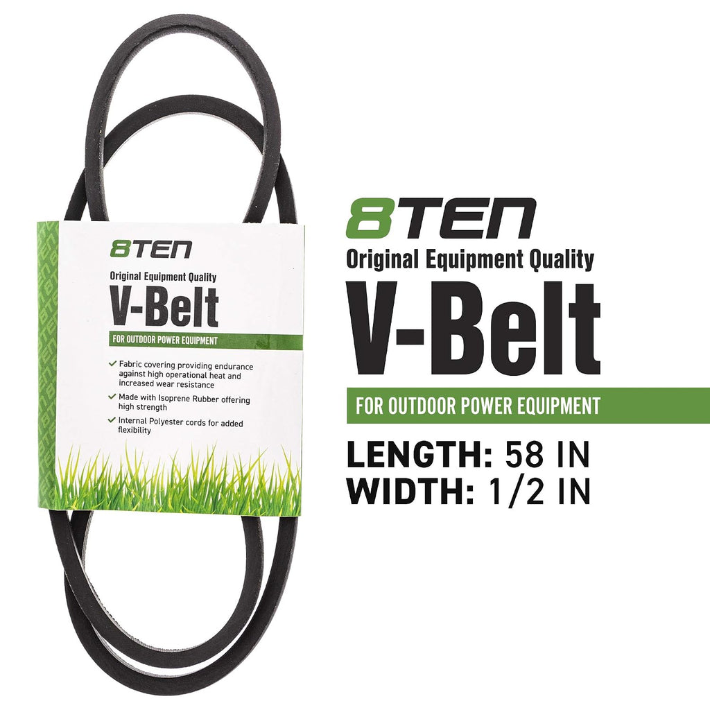 8TEN Drive Belt for MTD Cub Cadet 754-0434 954-0434