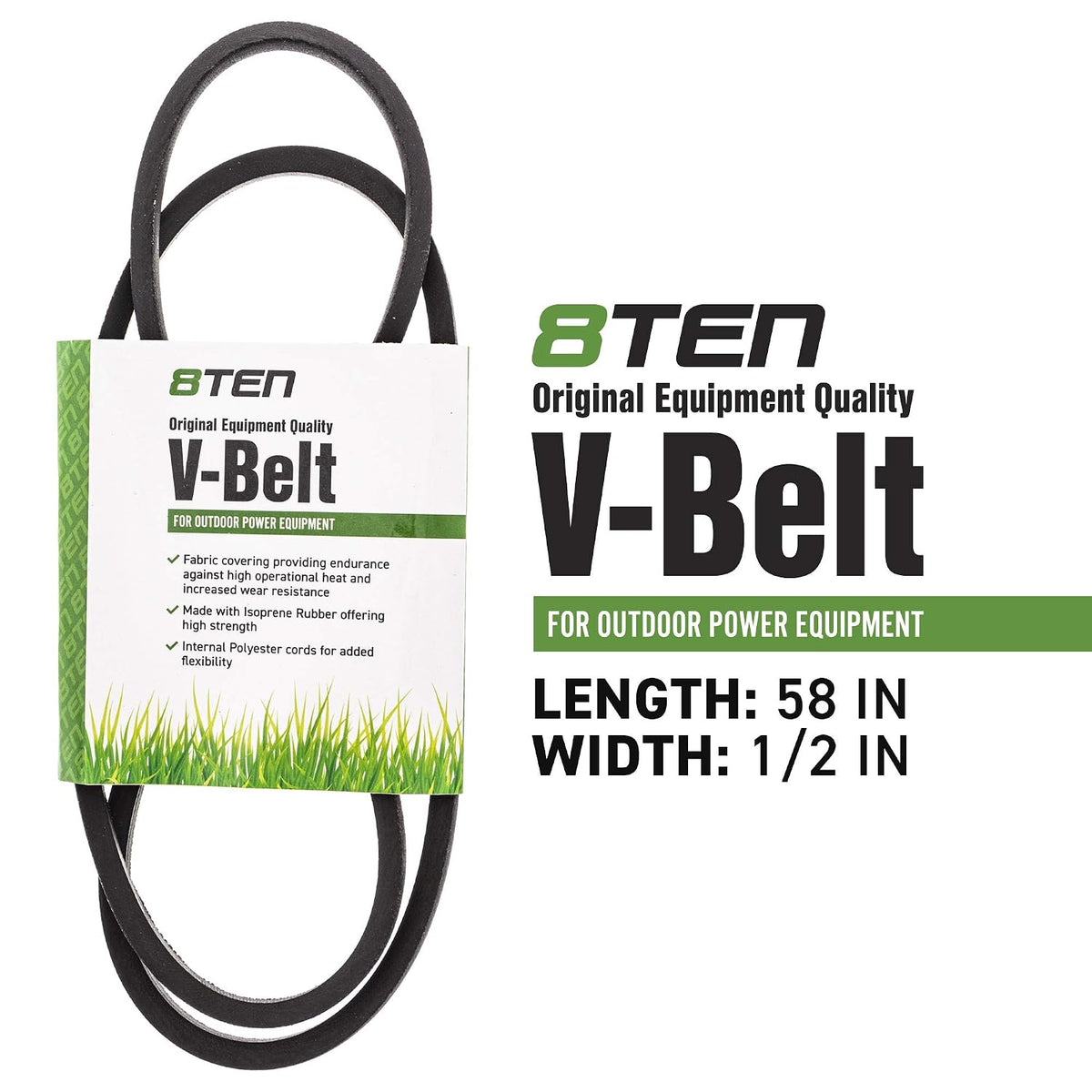 8TEN Drive Belt for MTD Cub Cadet 754-0434 954-0434