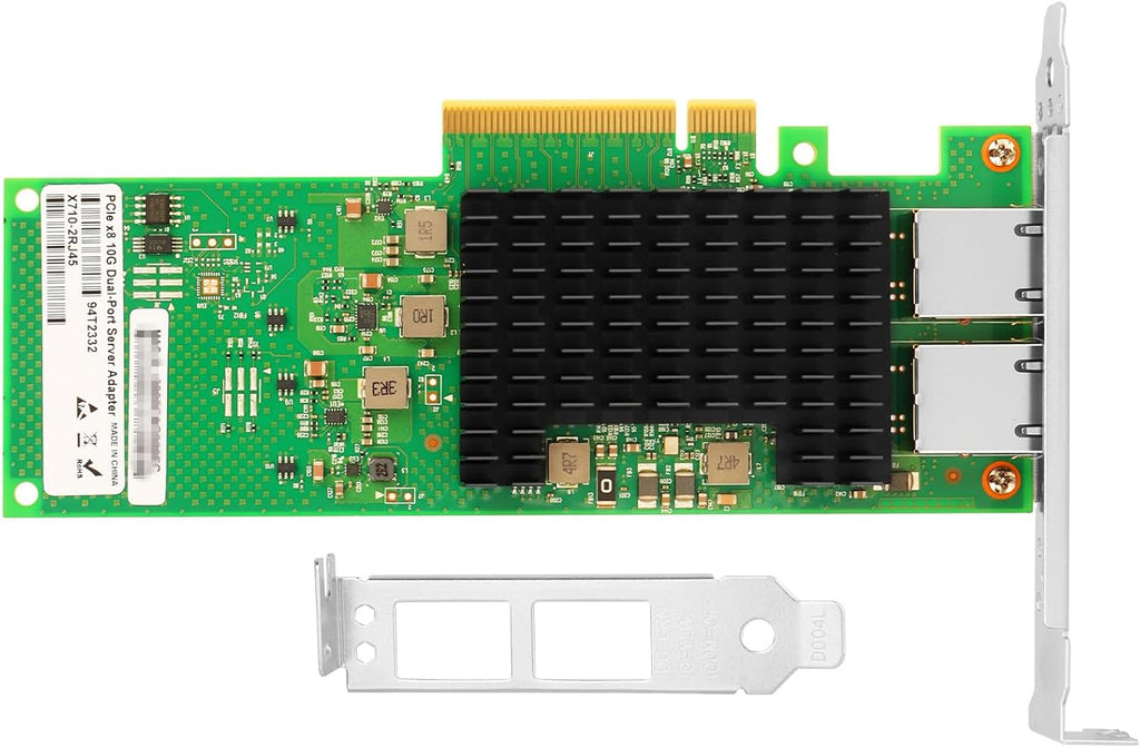 Vogzone for X710-T2L 10GbE PCIe 3.0 x8 NIC, Dual RJ45 10GBASE-T Adapter